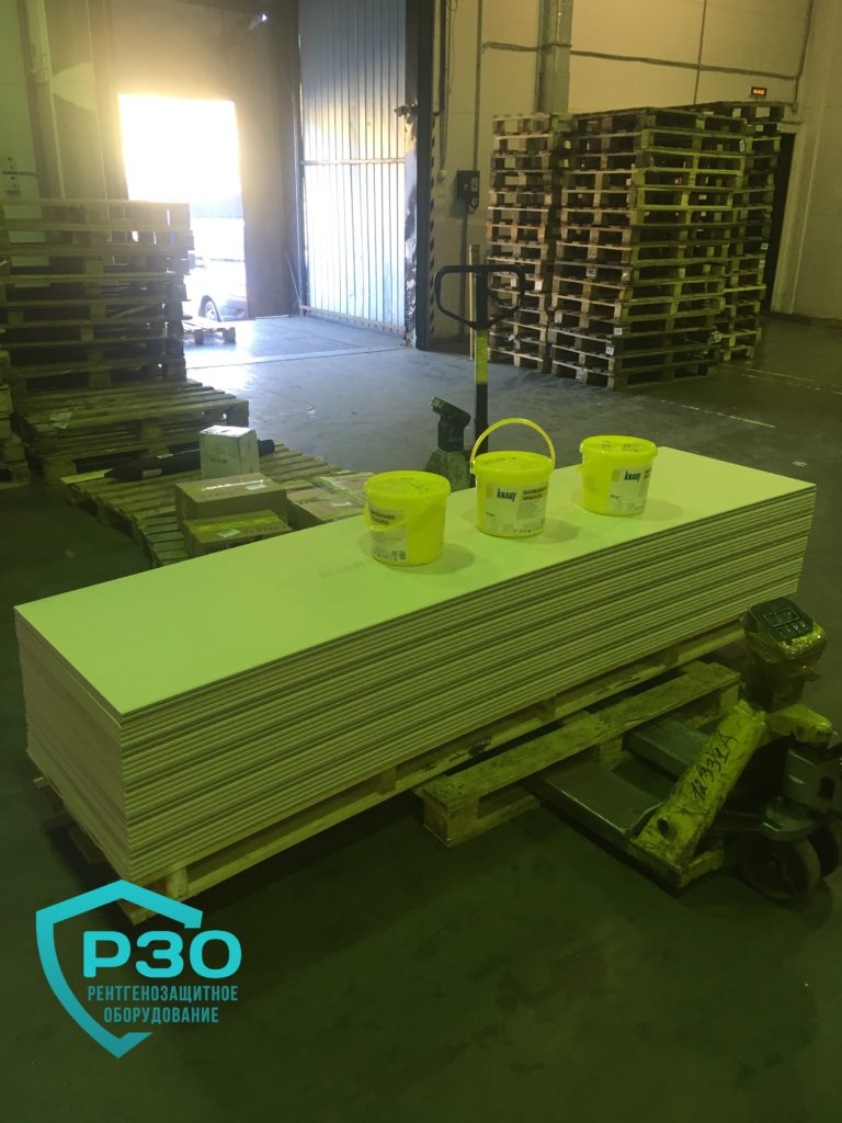 Рентгенозащитная панель Knauf Safeboard