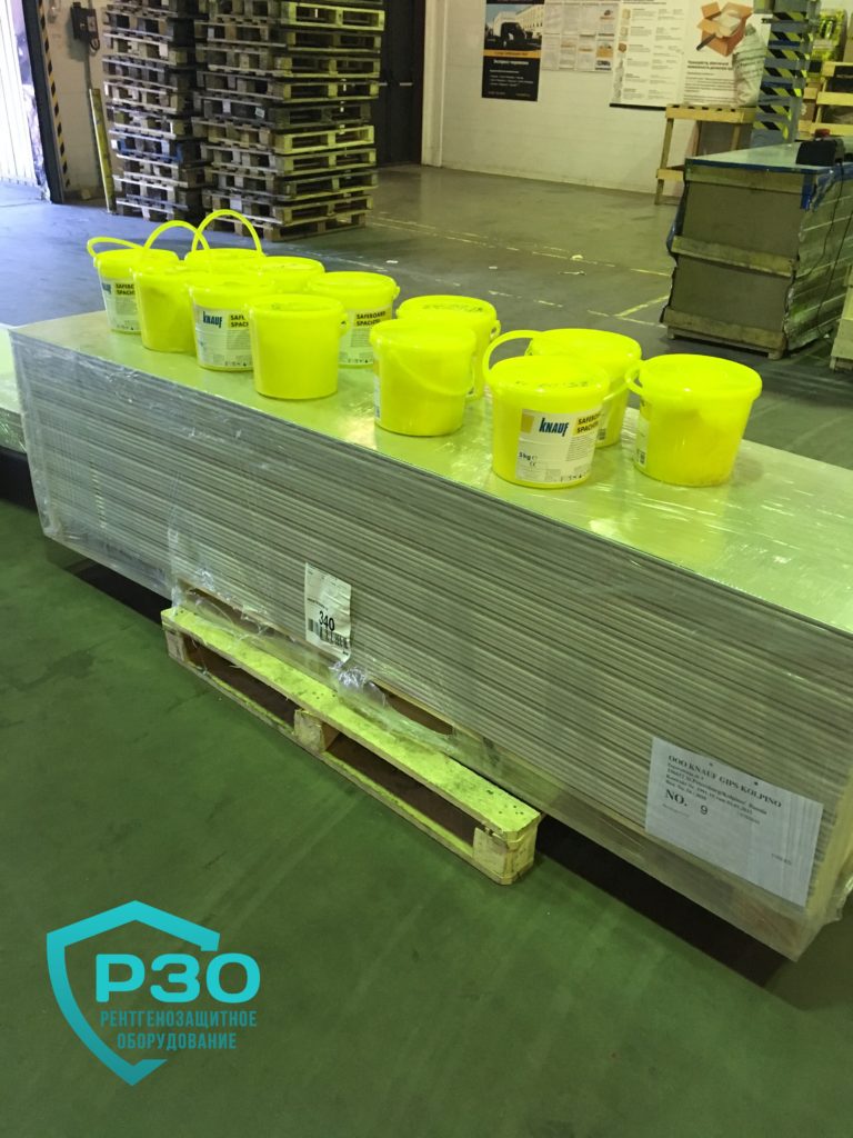 Рентгенозащитная панель Knauf Safeboard