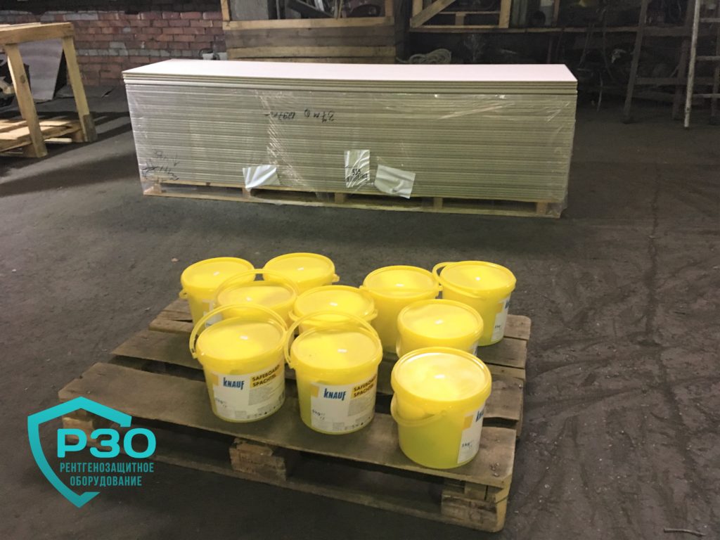 Рентгенозащитная панель Knauf Safeboard