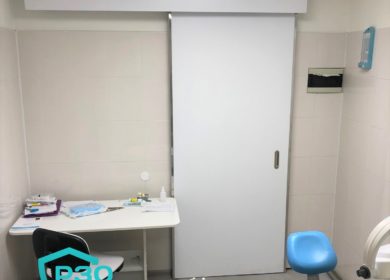 Двери рентгенозащитные откатные механические